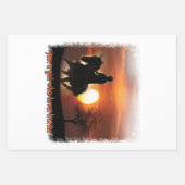 nur ein Mädchen, das Pferde Lieben Geschenkpapier Set (Vorderseite)