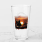 nur ein Mädchen, das Pferde Lieben Glas (Vorderseite)