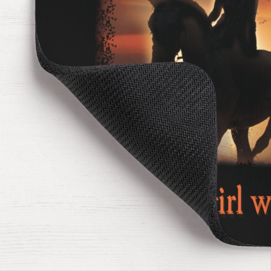 nur ein Mädchen, das Pferde Lieben Mousepad (Ecke)