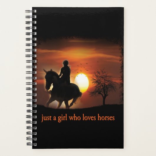nur ein Mädchen, das Pferde Lieben Planer (Vorderseite)