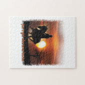 nur ein Mädchen, das Pferde Lieben Puzzle (Horizontal)