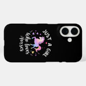 Nur ein Mädchen, das Pferde liebt Case-Mate iPhone Hülle (Rückseite (Horizontal))