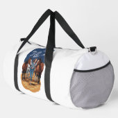 Nur Ein Mädchen Das Pferde Liebt Duffle Bag (Rechte Ecke)