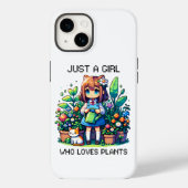Nur ein Mädchen, das Pflanze Liebe Case-Mate iPhone Hülle (Rückseite)