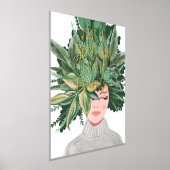 Nur ein Mädchen, das Pflanze Liebe | Crazy Pflanze Foliendrucke (Ablage )