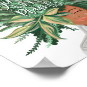 Nur ein Mädchen, das Pflanze Liebe | Crazy Pflanze Poster (Ecke)