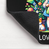 Nur ein Mädchen, das Pflanze Liebe Mousepad (Ecke)