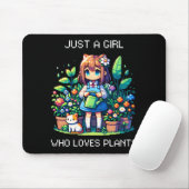 Nur ein Mädchen, das Pflanze Liebe Mousepad (Mit Mouse)