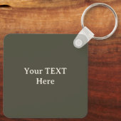 Nur ein Mädchen, das Pflanze Liebe Schlüsselanhänger (Rückseite)