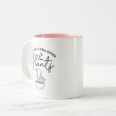 Nur ein Mädchen, das Pflanze Liebe Zweifarbige Tasse (Vorderseite Links)