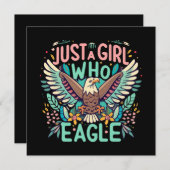 Nur ein Mädchen, das Philippine Eagle Liebe (Vorne/Hinten)