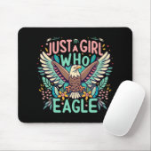 Nur ein Mädchen, das Philippine Eagle Liebe Mousepad (Mit Mouse)