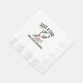 Nur ein Mädchen, das Pickleball Liebe Serviette (Ecke)