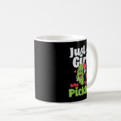 Nur ein Mädchen, das Pickles Liebe - Pickle Lover  Kaffeetasse (VorderseiteRechts)