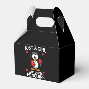 Nur ein Mädchen, das Pinguine Liebe Geschenkschachtel