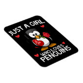 Nur ein Mädchen, das Pinguine Liebe Magnet (Rechte Seite)