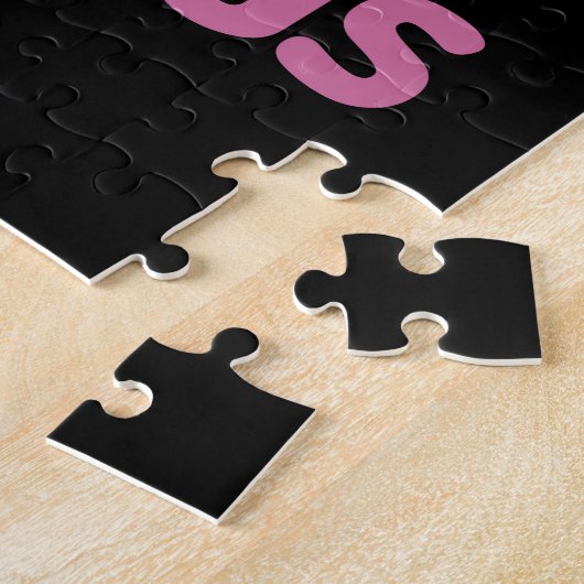 Nur ein Mädchen, das Plättchen Liebe Süßtiere Puzzle (Seite)