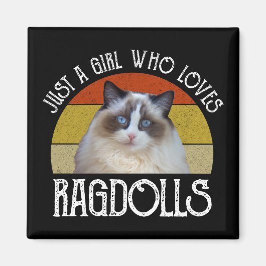 Nur ein Mädchen, das Ragdolls Liebe Magnet (Vorne)