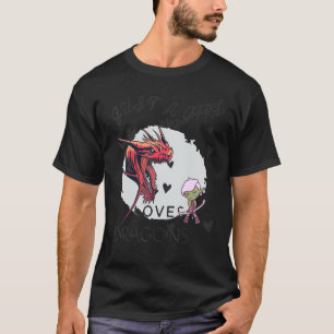 Nur ein Mädchen, das Red Dragons Lieben Fairy Slay T-Shirt