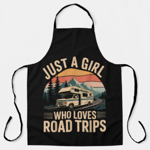Nur ein Mädchen, das Roadtrips liebt Schürze
