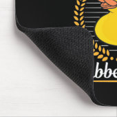 Nur ein Mädchen, das Rubberente Liebe Mousepad (Ecke)