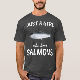 Nur ein Mädchen, das Salmonellen Liebe T-Shirt