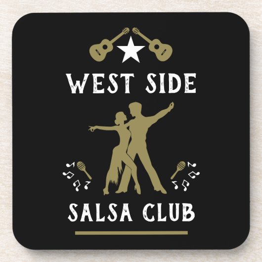 Nur ein Mädchen, das Salsa Tanz Lieben Getränkeuntersetzer (Vorderseite)