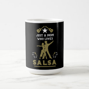 Nur ein Mädchen, das Salsa Tanz Lieben Kaffeetasse
