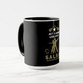 Nur ein Mädchen, das Salsa Tanz Lieben Tasse (Vorderseite Links)