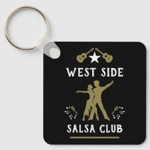 Nur ein Mädchen, das Salsa-Tanz liebt Schlüsselanhänger