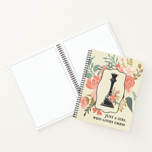 Nur ein Mädchen, das Schach Lieben | Queen Schess Notizblock (Innenseite)