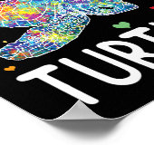 Nur ein Mädchen, das Schildkröten Lieben Wasserfar Poster (Ecke)