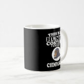 Nur ein Mädchen, das Schimpansen Liebe Kaffeetasse (VorderseiteRechts)