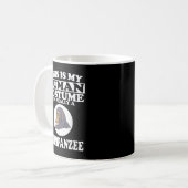 Nur ein Mädchen, das Schimpansen Liebe Kaffeetasse (Vorderseite Links)