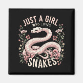 Nur ein Mädchen, das Schlangen Liebe Magnet (Vorne)