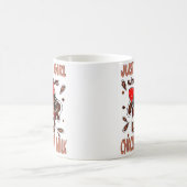 Nur ein Mädchen, das Schokoladenmilch Liebe Kaffeetasse (Mittel)