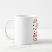 Nur ein Mädchen, das schottische Eier Kaffeetasse (Links)