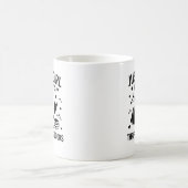 Nur ein Mädchen, das Second-Hand-Shopping und Büch Kaffeetasse (Mittel)