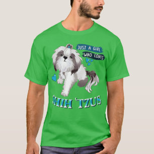 Nur ein Mädchen, das Shih Tzus Lieben T-Shirt