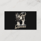 Nur ein Mädchen, das Sinti und Roma Lieben Black P Visitenkarte (Rückseite)