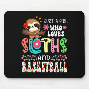 Nur ein Mädchen, das Slots und byzantinische Flora Mousepad