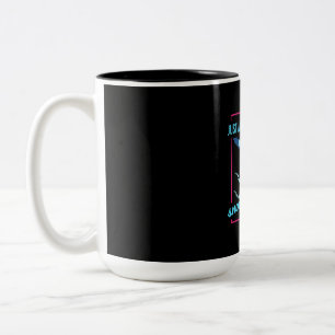 Nur ein Mädchen, das Snowboarden Lieben Zweifarbige Tasse