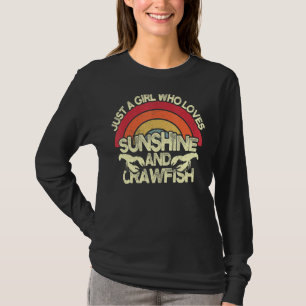 Nur ein Mädchen, das Sonnenschein und Langusten Li T-Shirt