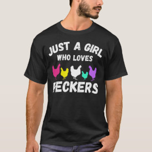 Nur ein Mädchen, das Spechte Liebe T-Shirt
