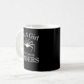 Nur ein Mädchen, das Spider Lieben Ich spinne Gesc Kaffeetasse (Vorderseite Links)