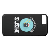 Nur ein Mädchen, das Sushi Lieben Case-Mate iPhone Hülle (Rückseite (Horizontal))
