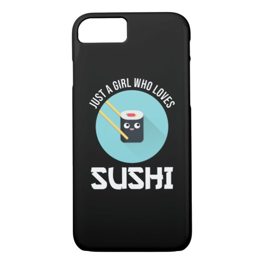 Nur ein Mädchen, das Sushi Lieben Case-Mate iPhone Hülle (Rückseite)