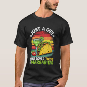 Nur Ein Mädchen Das Tacos & Margaritas Cinco De Ma T-Shirt