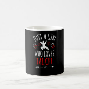 Nur ein Mädchen, das Tai Chi Liebe  Tai Chi Master Kaffeetasse