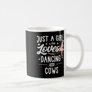 Nur ein Mädchen, das tanzt und Lieben spendet Frau Kaffeetasse